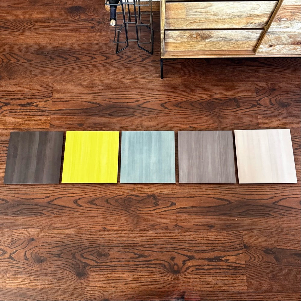 1 set of 5 lightweight metal wall art panels - Picture 3 of 15